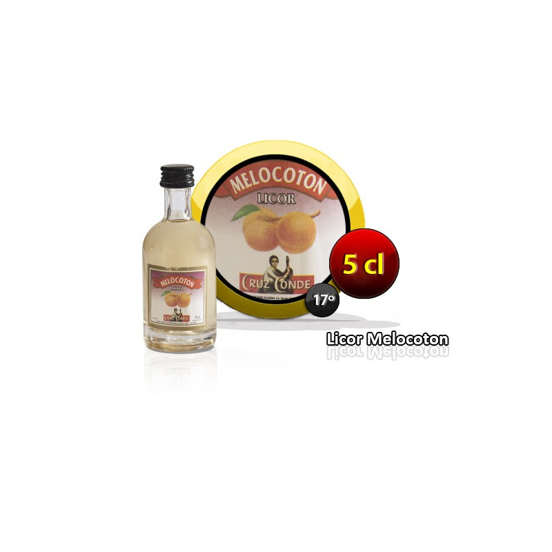 LICOR MELOCOTON CRUZ CONDE PACK 15 UNIDADES