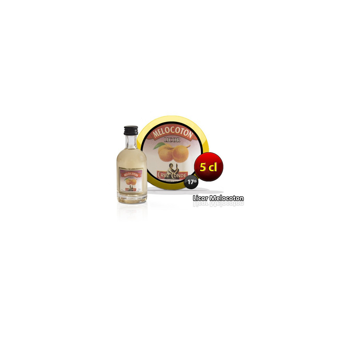 LICOR MELOCOTON CRUZ CONDE PACK 15 UNIDADES