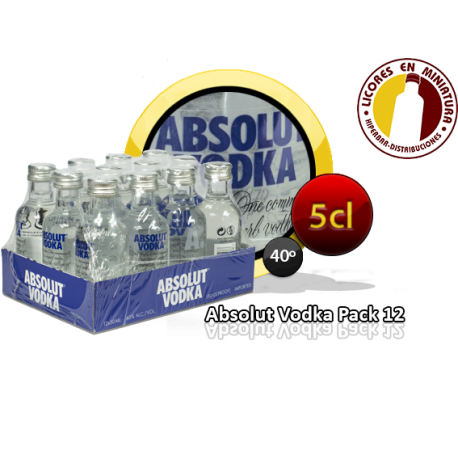 ABSOLUT PACK 12 UNIDADES