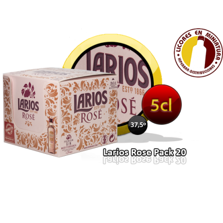 LARIOS ROSÉ PACK 20 UNIDADES