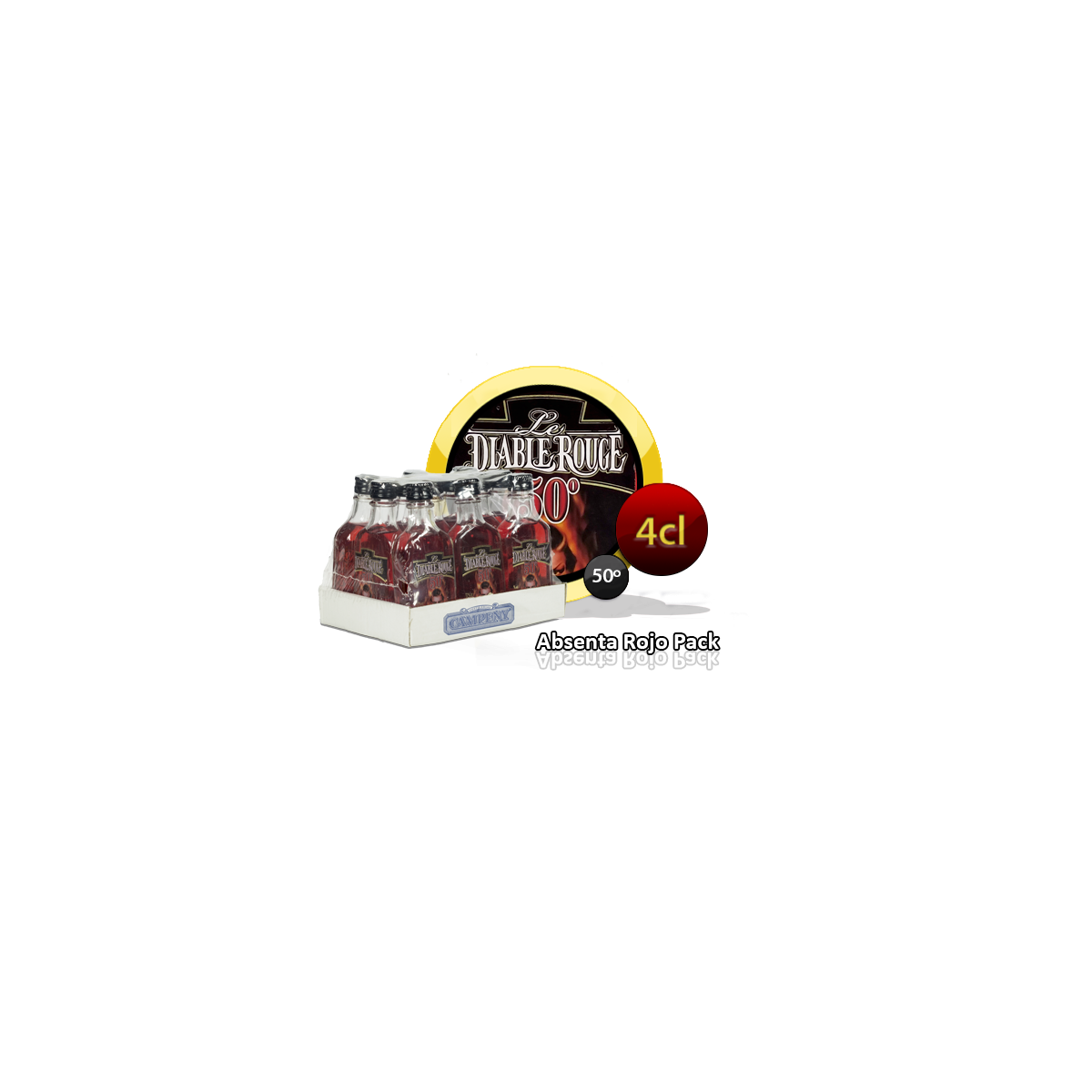 ABSENTA DIABLO ROJO PACK 12 UNIDADES