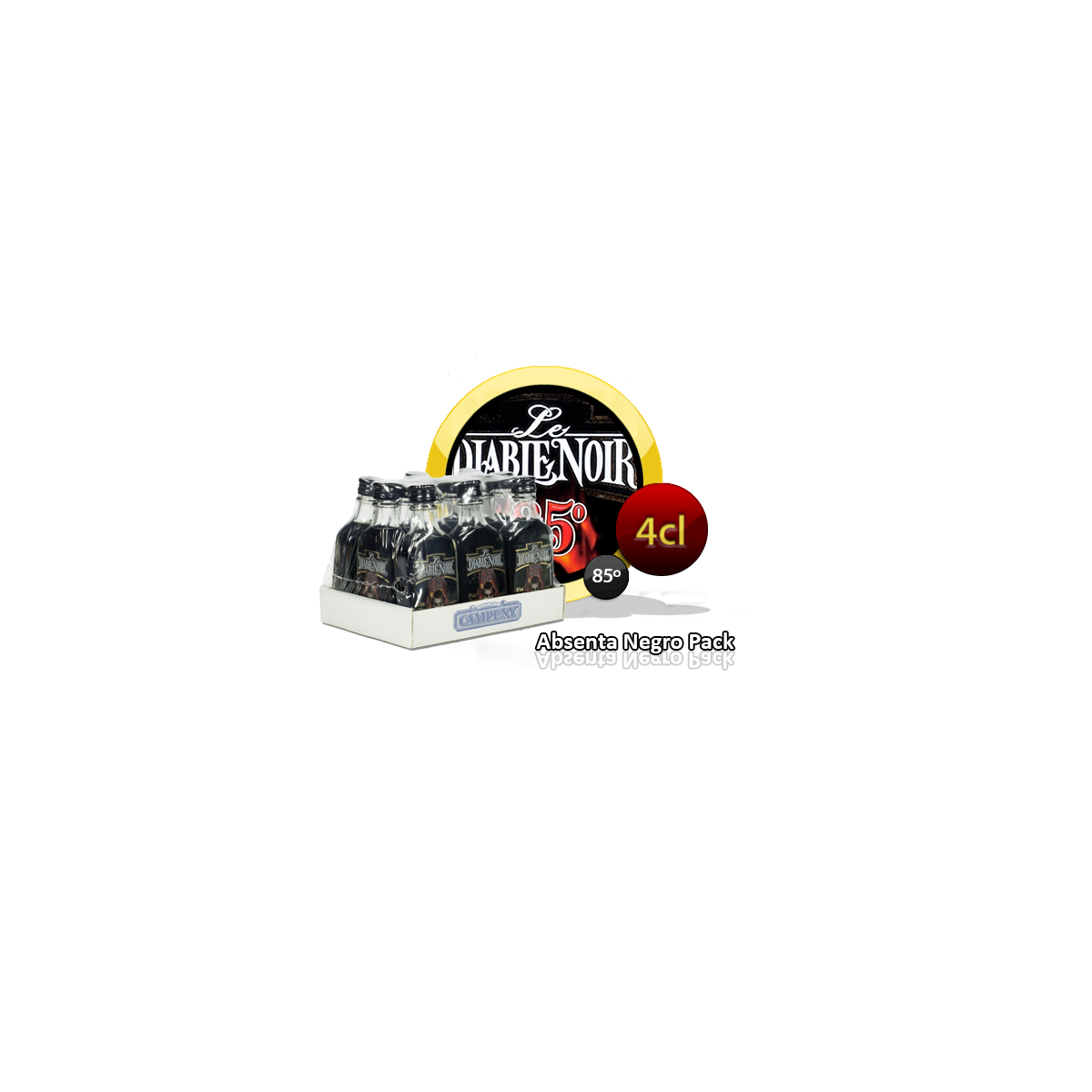 ABSENTA DIABLO NEGRO PACK 12 UNIDADES