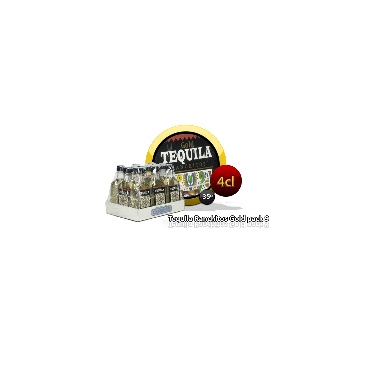 TEQUILA RANCHITOS GOLD PACK 12 UNIDADES