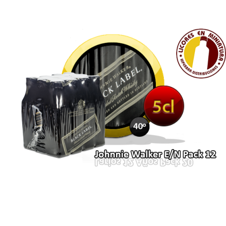 JOHNNIE WALKER E/N PACK 12 UNIDADES