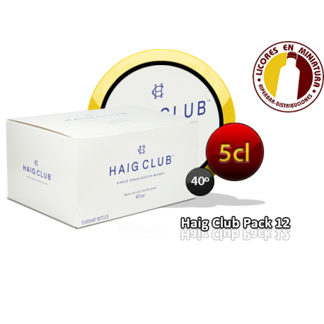 HAIG CLUB PACK 12 UNIDADES