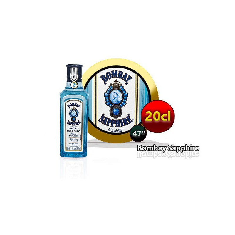 PETACA GIN BOMBAY SAPPHIRE 20CL