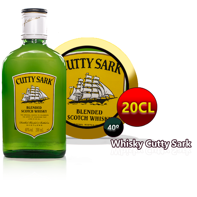 PETACA CUTTY SARK 20CL PACK 6 UNIDADES