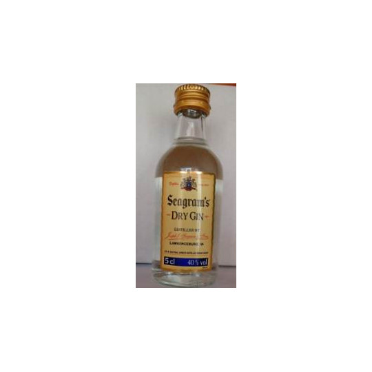 gin seagram´s mini botellitas de alcohol envase de plastico