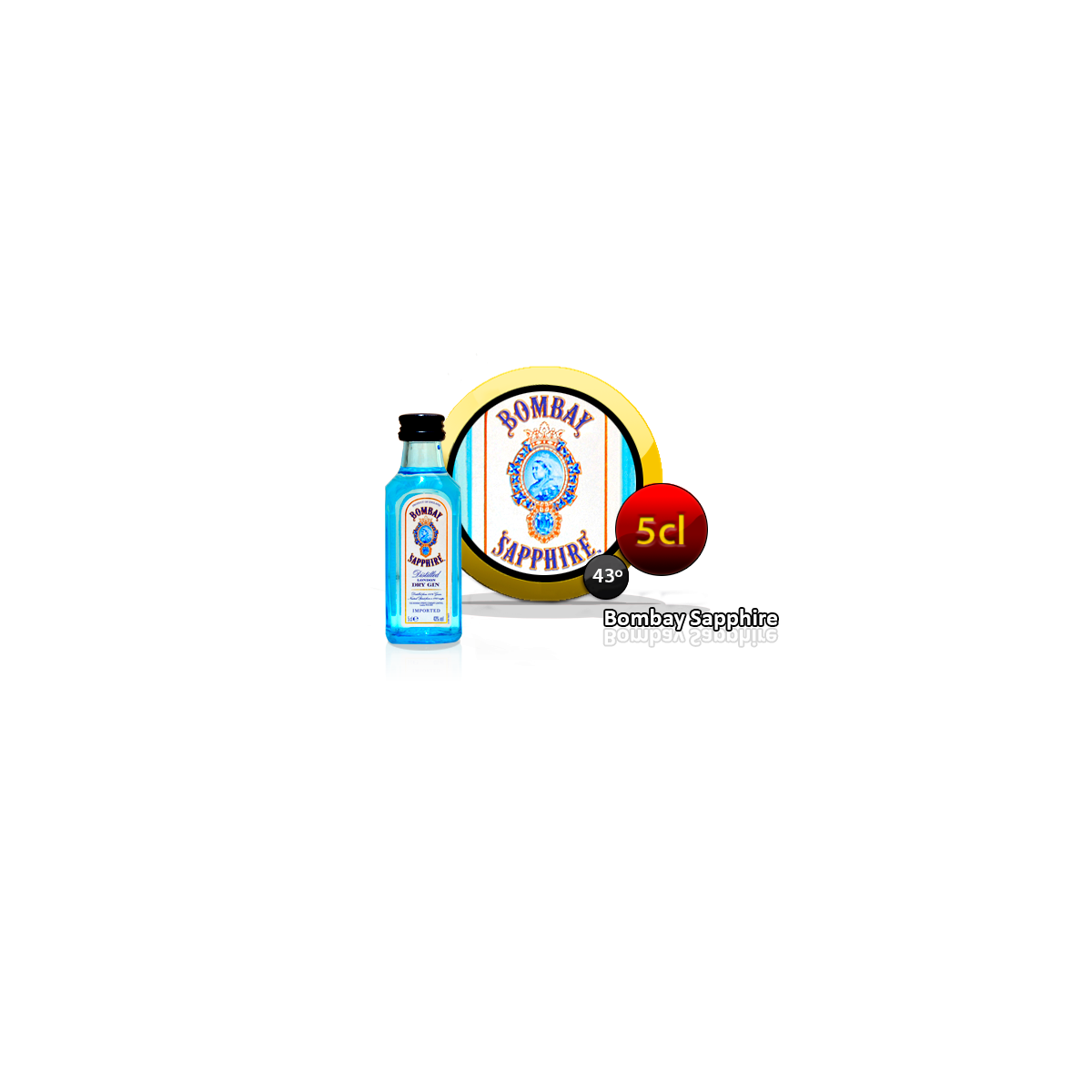 bombay sapphire productos embotellado pequeño