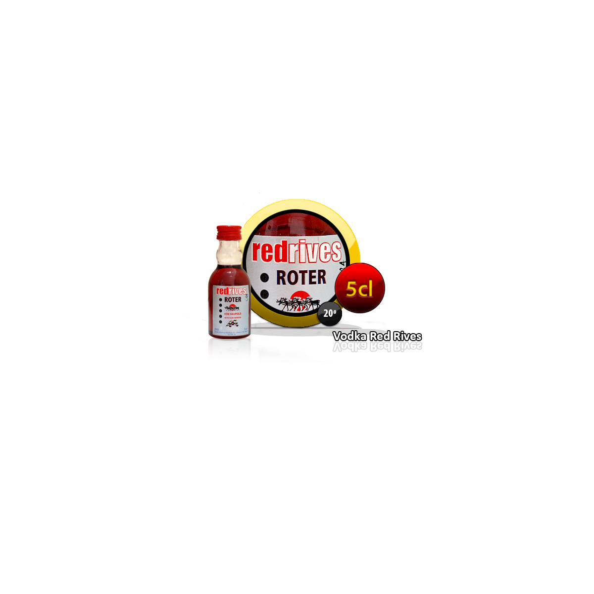 VODKA RED RIVES CAJA 50 UNIDADES